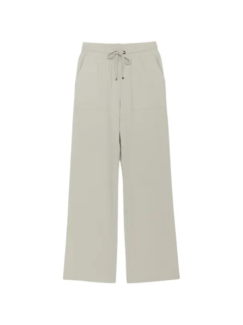 OFLAB drawstring wide-leg trousers Neutrals 25003