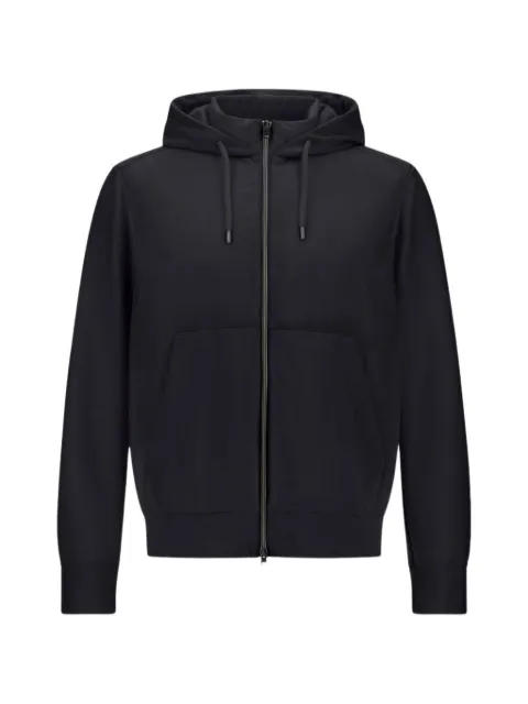 Herno hooded lightweight jacket Blue GI000590U12456Z