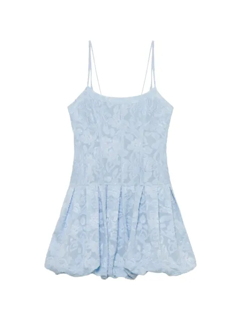 SIMKHAI Fifi bubble-skirt mini dress Blue 2261099SJ