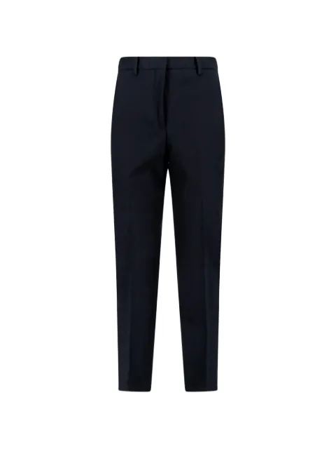 Incotex concealed-fastening tailored trousers Blue 173899D8029