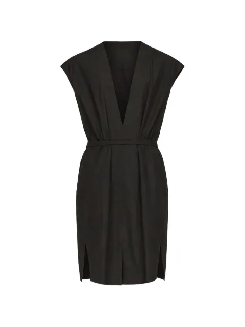 Rick Owens V-neck belted jumpsuit Black RU01F2550TE