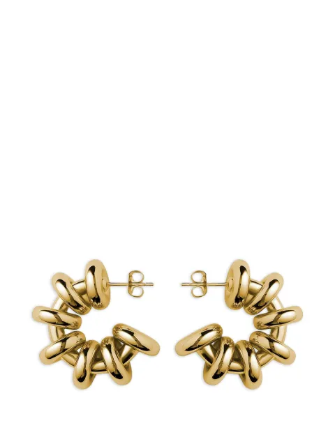éliou Biblo hoop-design earrings Gold ESBIB070