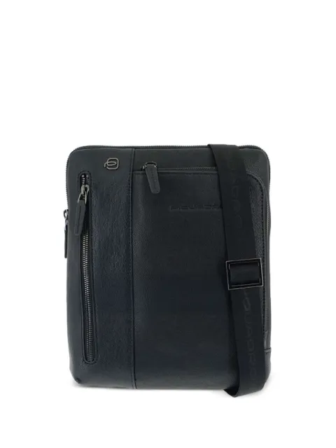 PIQUADRO zip-up crossbody bag Black CA1816B3