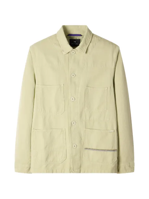 PS Paul Smith buttoned overshirt Green M2R885UV22049