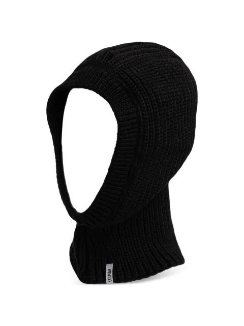 Colmar logo-detail ribbed balaclava Black 48857ZT99