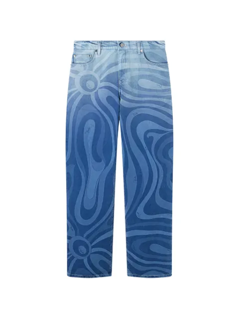 PUCCI denim trousers in Marmo Blue 6HRT956H900