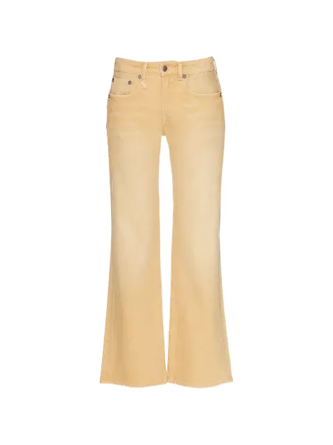 R13 Joan cropped flared jeans Neutrals R13WD200D394ASAND