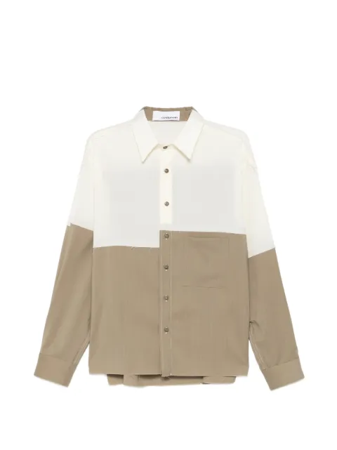 Costumein Richard Evo colour-block design shirt Neutrals RICHARDEVOTIMISOARAD
