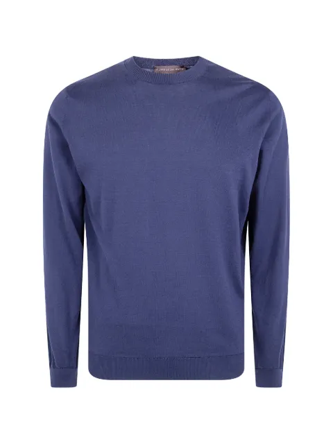 Filippo De Laurentiis crew-neck sweater Blue GC1MLSU18R098