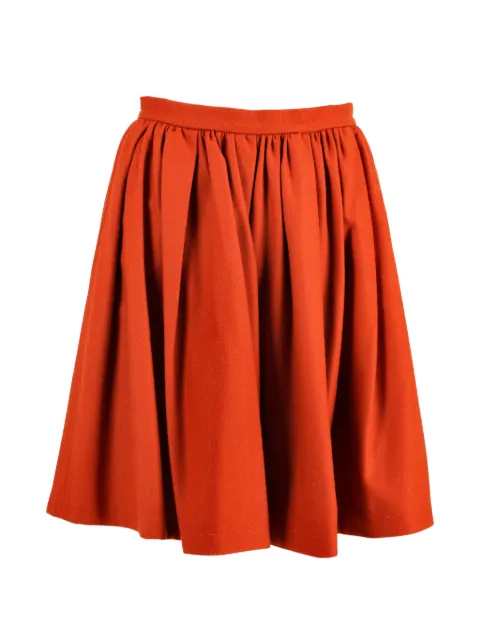 I'M Isola Marras pleated mini skirt Orange WCV241010218