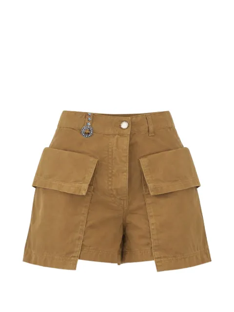 PINKO flap-pocket shorts Brown 106821A3AW