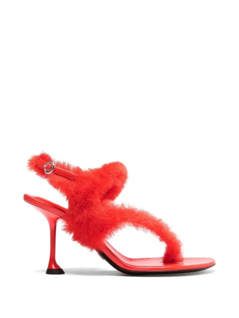 Proenza Schouler Tee thong sandals Red SH262119AL008A