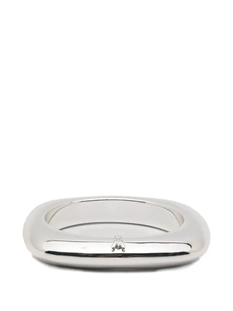 Patrizia Pepe Fly-motif square bangle Silver 2J2649M073