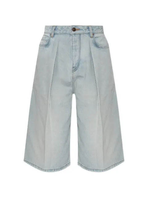Balenciaga pleated shorts Blue 872197TDW14