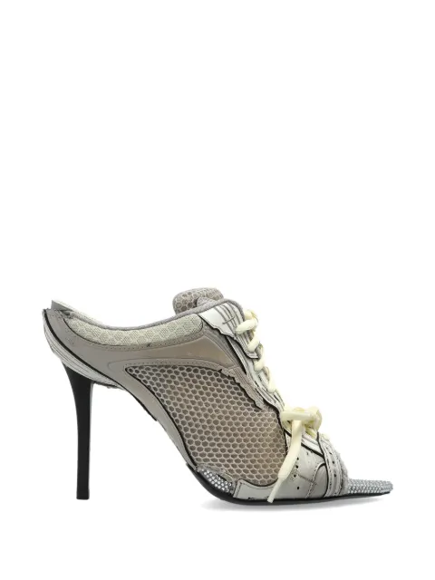 Balenciaga mesh lace-up sneakers Silver 853765WSPLH