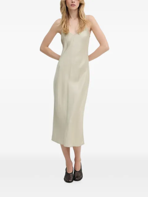 SAMSOE SAMSOE V-neck spaghetti-strap nightdress Neutrals F10000026