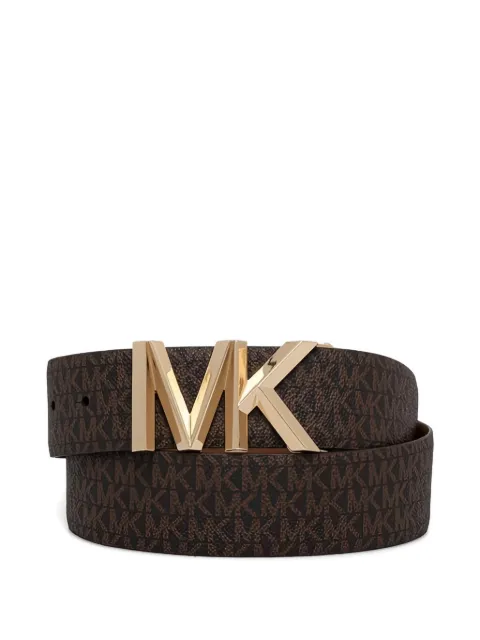 Michael Michael Kors logo print belt Brown 558818