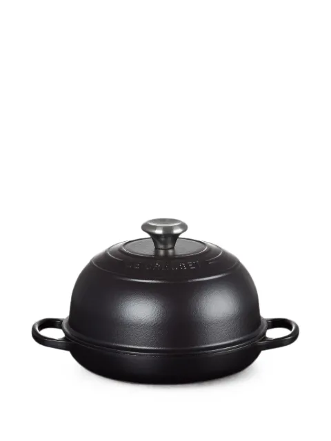 Le Creuset logo-embossed domed bread oven Black 21301240000430