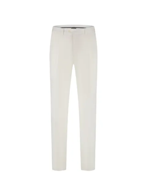 Brioni Pienza button tailored trousers White RPCW0MPA1069100