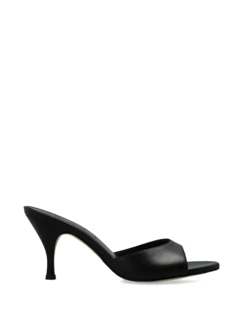 Aeyde leather heeled sandals Black SAMIANAPPALEATHER