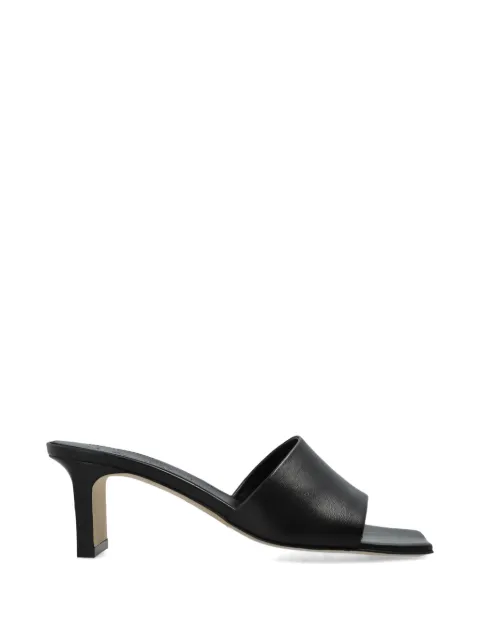 Aeyde 75mm Jessie mules Black JESSIENAPPALEATHER
