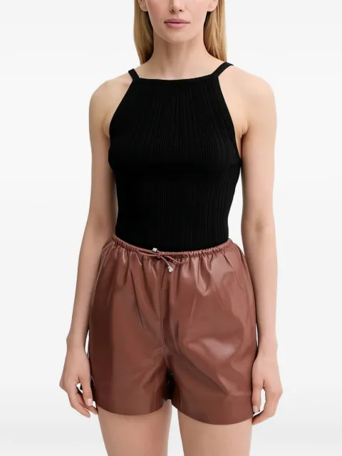 SAMSOE SAMSOE ribbed tank top Black F25200125