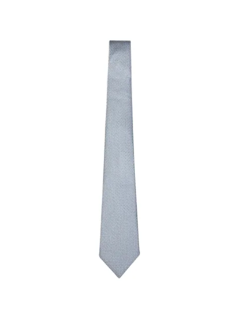 Giorgio Armani jacquard-pattern tie Blue GM000800TE20418F9030
