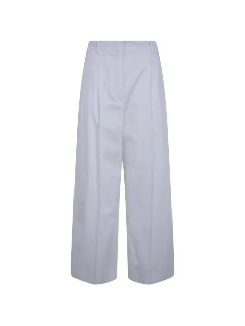 Max Mara pleated wide-leg trousers White 2616131112600