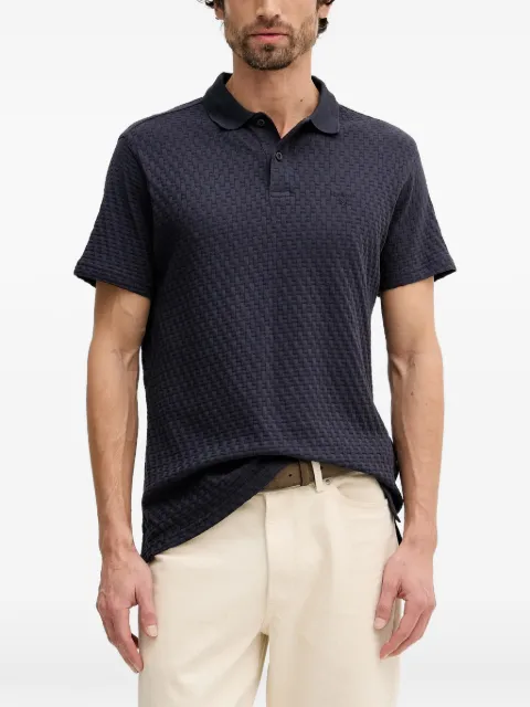 Barbour Westerdale textured polo shirt Blue MML1522