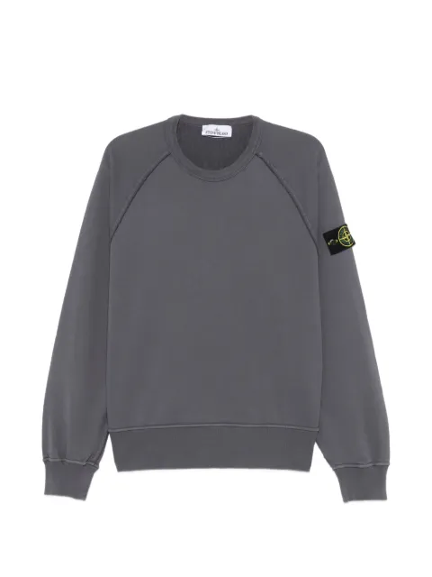 Stone Island 6100041 organic cotton fleece sweatshirt Grey L1S156100041S0051