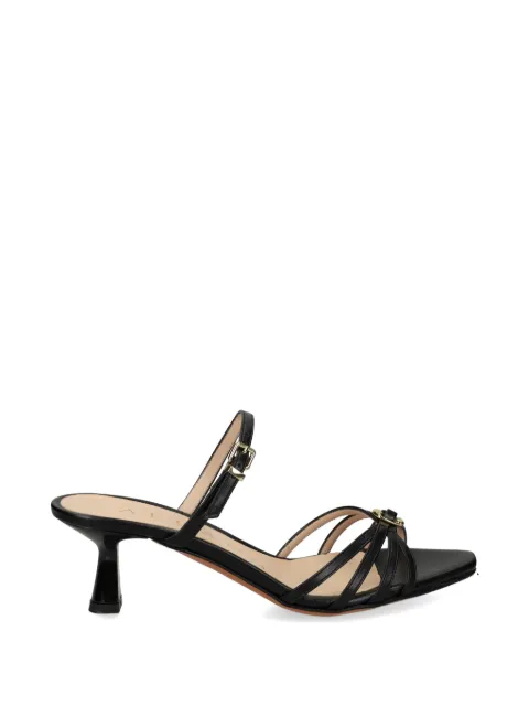 Albano 50mm buckle-embellished mules Black 5629