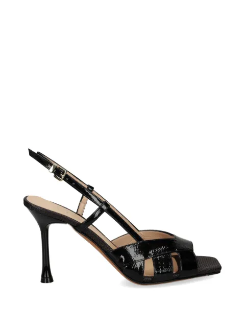 Albano patent-leather sandals Black 5605