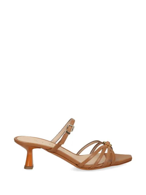 Albano buckle-embellished mules Neutrals 5629