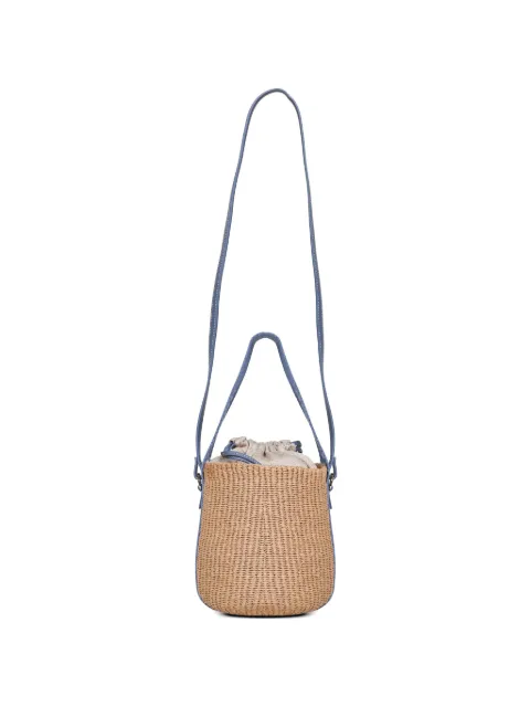 Chloé small Woody bucket bag Neutrals CHC23AS381L18