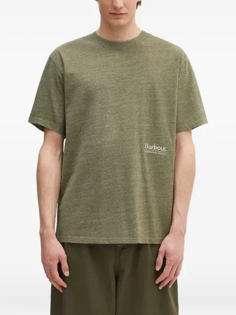 Barbour logo-detail T-shirt Green MTS1404