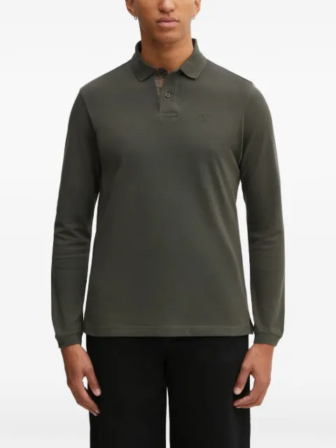 Barbour long-sleeved polo shirt Green MML0705
