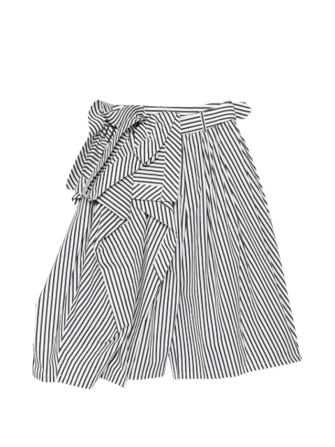 Juun.J Double-waisted wrapping trousers White JC6221H33