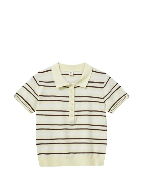 The Garment striped polo shirt Yellow 22244983