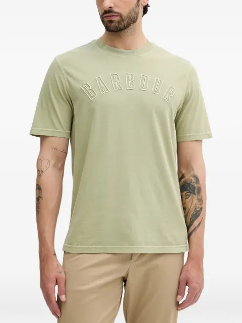 Barbour logo-detail T-shirt Green MTS1443