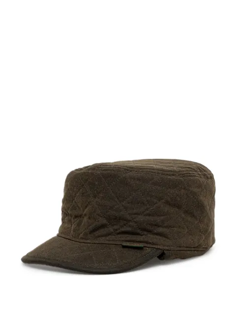 Barbour quilted hat Green MHA0044