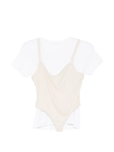 ALAINPAUL double layered T-shirt White S5WJETO06