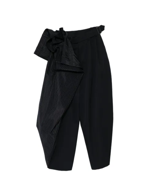 Juun.J stripe paneled trousers Blue JW6221F00