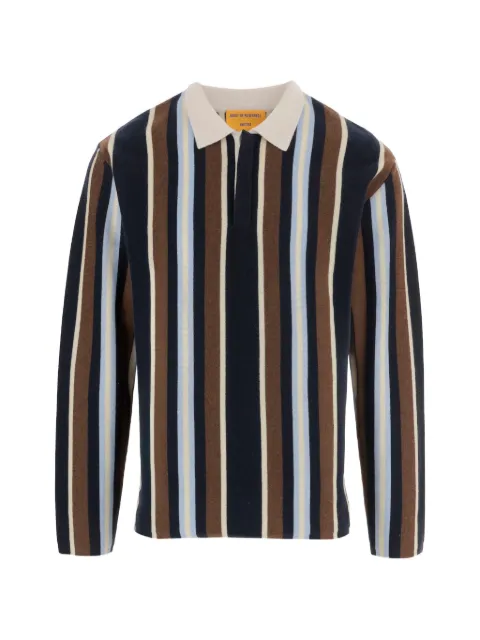 Guest In Residence Striped Rugby polo shirt Blue M33110JLMIDCO