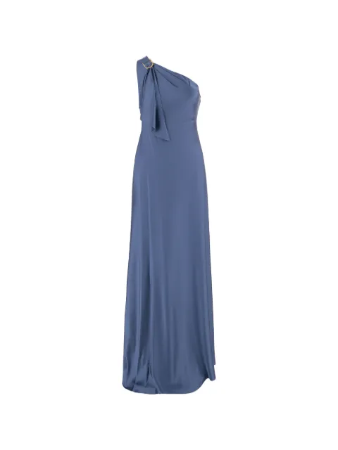 Lauren Ralph Lauren Charmeuse one-shoulder maxi dress Blue 253909454