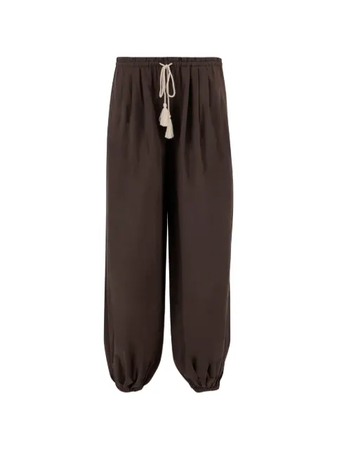The Garment drawstring-fastening trousers Brown 22434512