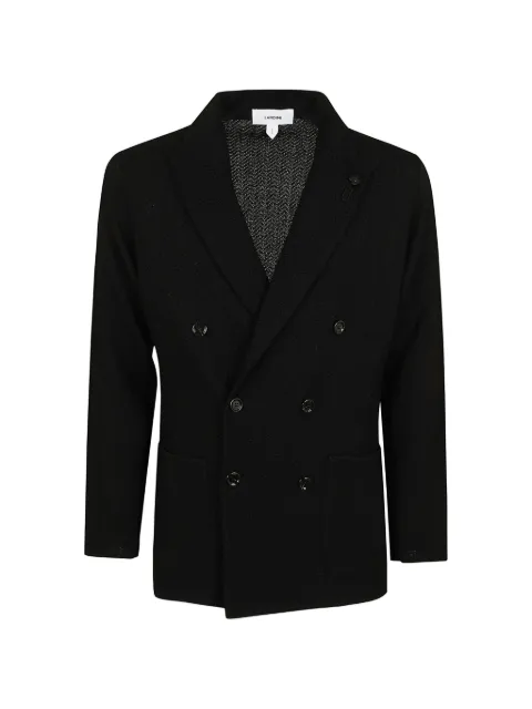 Lardini double-breasted blazer Black CNLJM57PA66008