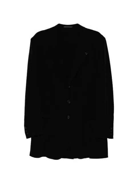 Yohji Yamamoto double-lapel blazer Black HKJ62