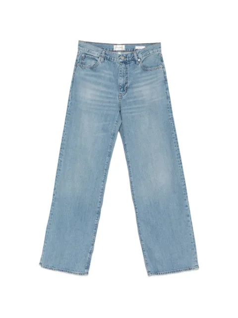 FRAME Off Duty Stroll denim straight jeans Blue 2033813