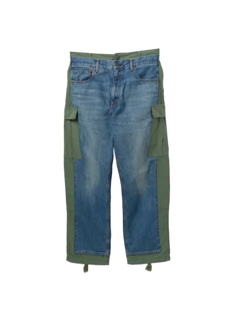 Junya Watanabe MAN panelled cargo pants Blue WQP202