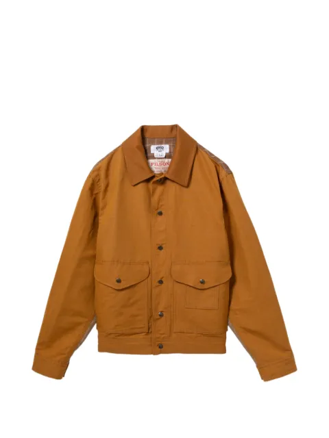 Junya Watanabe MAN x Filson check-pattern flap-pocket jacket Brown WQJ916